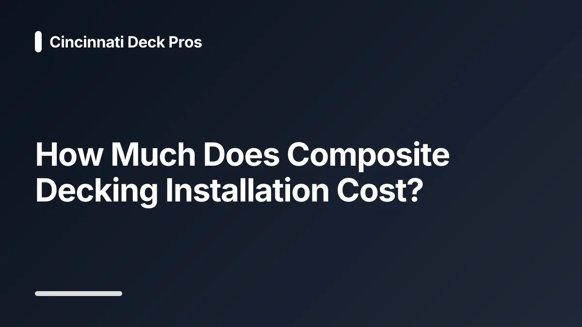 composite decking prices