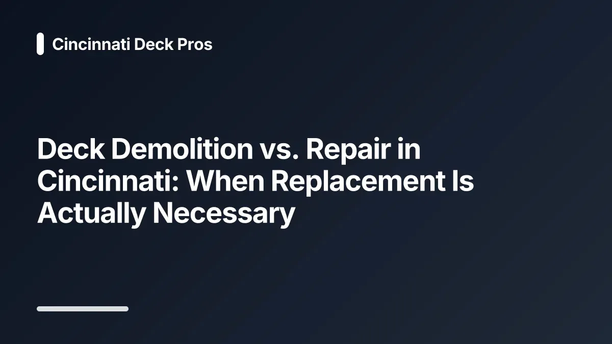 deck replacement cost